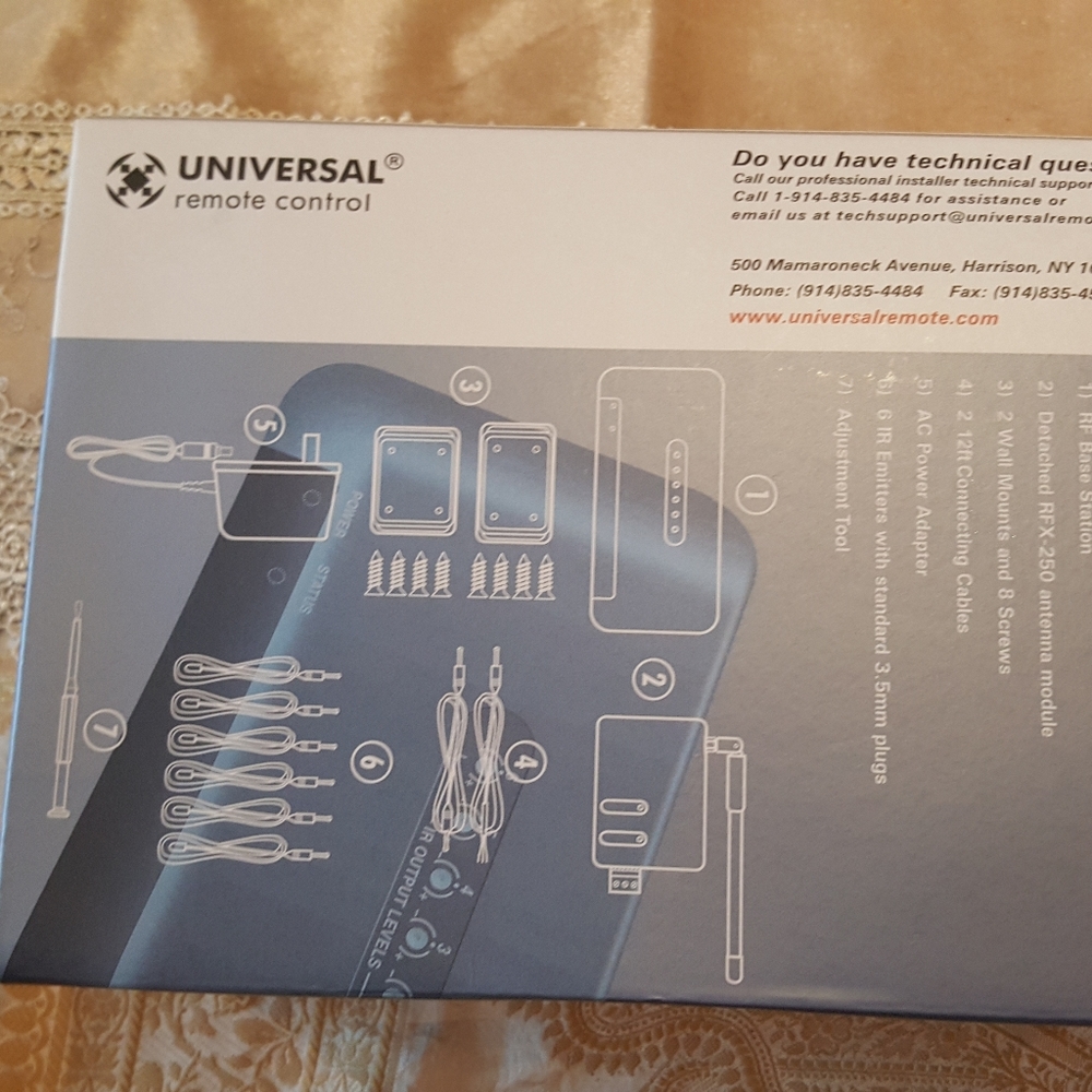 New Universal Remote Control MRF-350 RFSSize: 8.5